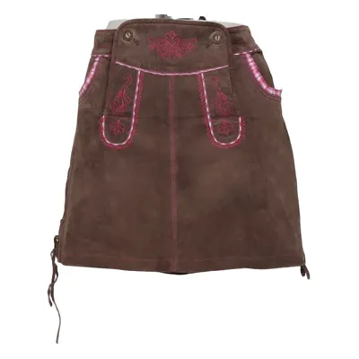 Jupe (Marron, Rose) de Waldschütz Polyester, Daim