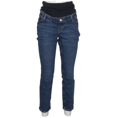 Maternity jeans (Blue, Black) from H&M Mama Cotton, Elastane