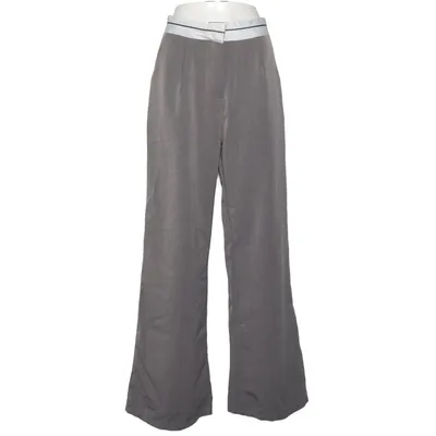 Palazzobyxor (Grå, Vit) från LS Elastan, Polyester, Viskos