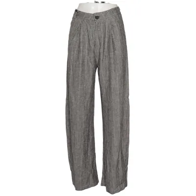 Broek (Grijs) van Garconne Katoen, Linnen, Viscose