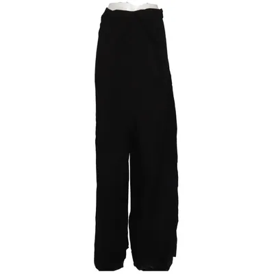 Palazzo pants (Black) from Zara Cotton, Linen, Viscose
