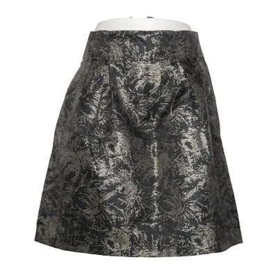 Skirt (Black, Multicolored) from H&M Modern Classic Polyester, Polyamide