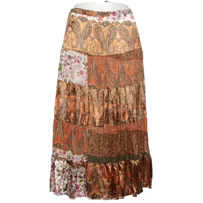 Jupe longue (Orange, Multicolore) de Helena Hart Polyester