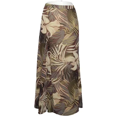 Jupe (Marron, Vert, Beige) de Création L Acétate, Polyester