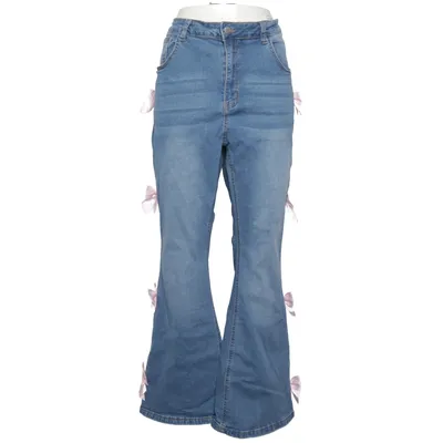 Jeans (Blue) from Shein Cotton, Elastane, Lyocell, Polyester, Viscose