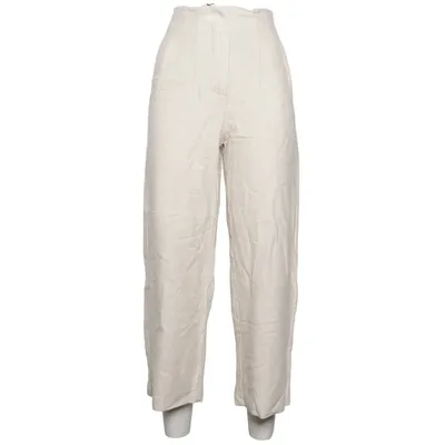 Palazzo pants (Beige) from Zara Cotton, Linen, Viscose
