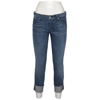 Spijkerbroek (Blauw) van 7 for All Mankind Katoen, Elastaan