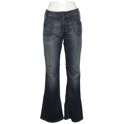 Jeans (Blå) från Lee Bomull, Elastan