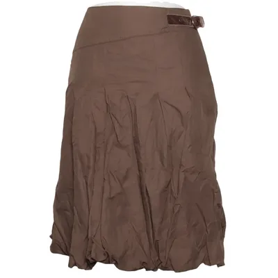 Nederdel (Brun) fra Taifun Collection Bomuld, Metallfiber, Polyamid, Polyester