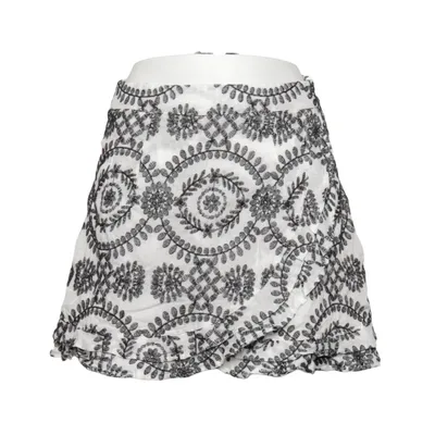 Skirt (White, Black) from Frime Cotton