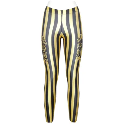 Leggings (Yellow, Black) from Blackmilk Elastane, Polyester