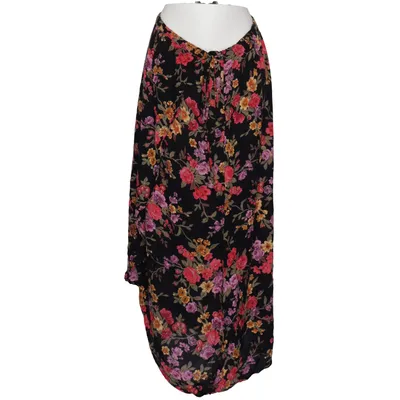 Wrap skirt (Black, Multicolored) from Patrons of Peace Viscose