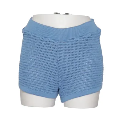 Shorts (Blue) from White 22 Acrylic, Bamboo, Cotton
