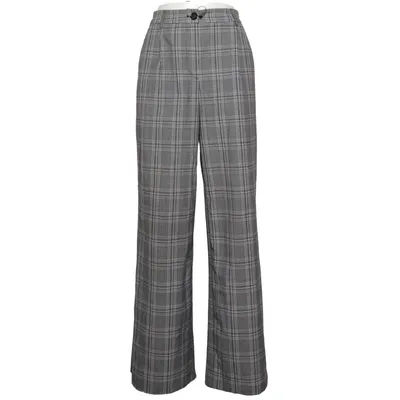 Palazzo pants (Gray, White) from Tally Weijl Elastane, Polyester