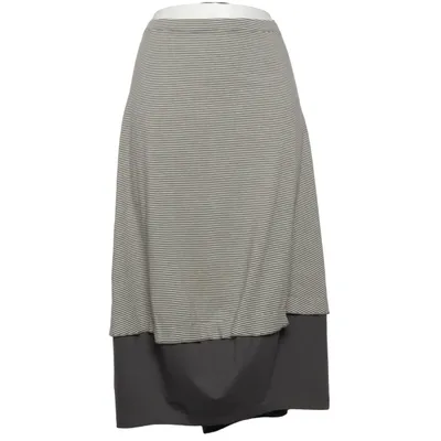 Jupe (Noir, Blanc) de Vetono Coton, Élasthane