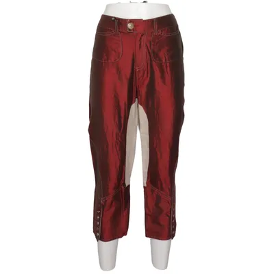 Pants (Red, Beige) from Meindl Cotton, Linen, Silk