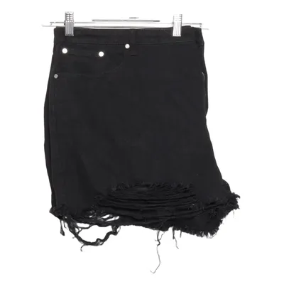 Jeansnederdel (Sort) fra Missguided Plus Bomuld, Polyester