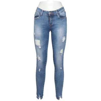 Jeans (Blå) fra Miss RJ Bomuld, Elastan, Polyester