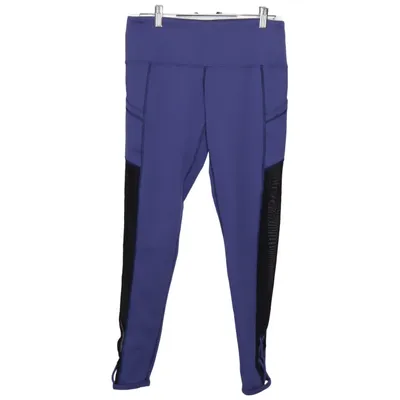 Träningstights (Blå, Svart) från Popflex Elastan, Polyamid, Polyester