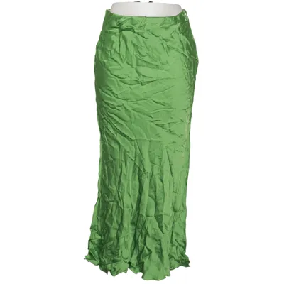 Maxi nederdel (Grøn) fra Massimo Dutti Viscose