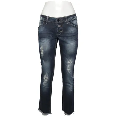 Jeans (Blue) from Redial Cotton, Elastane