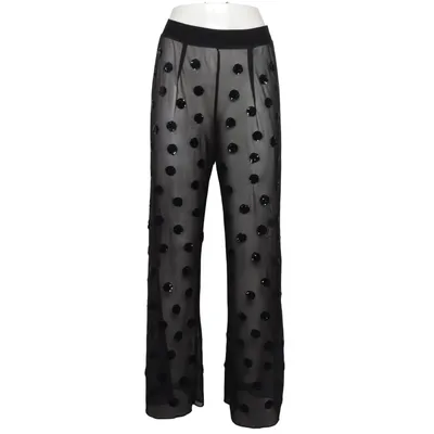 Byxor (Svart) från Zara Elastan, Polyester