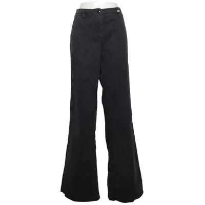 Chinos (Black) from Maths Cotton, Elastane, Lyocell