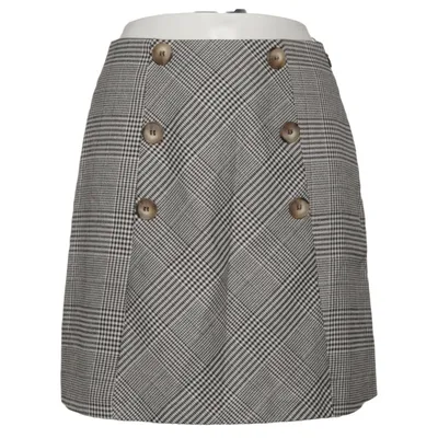 Nederdel (Sort, Hvid) fra Seen Worn Kept Elastan, Polyester, Viscose