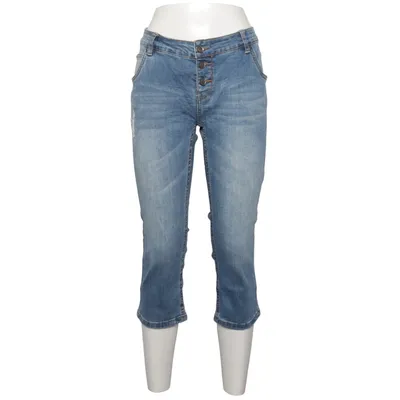 Three-quarter pants (Blue) from Urban Surface Cotton, Elastane, Polyester