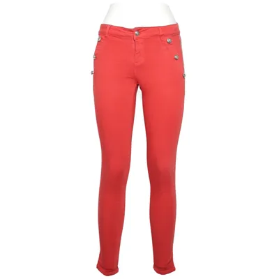 Jean (Rouge) de Morgan de Toi Coton, Élasthane, Polyester, Viscose