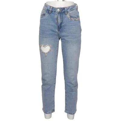 Jeans (Blå) fra Queen Hearts Bomuld, Elastan