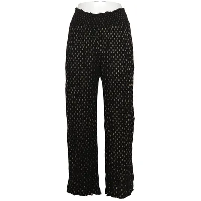 Pantalon patte d'éléphant (Noir, Or) de Seen Worn Kept Viscose