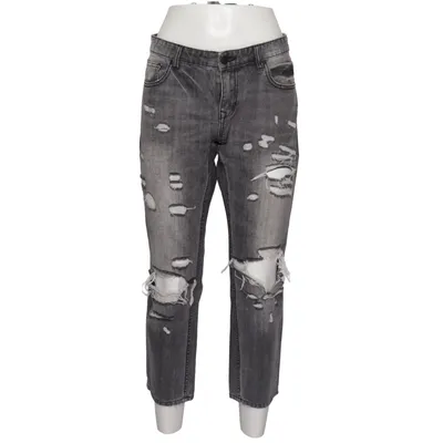 Jeans (Grå) fra Mango Denim & Tees Bomuld