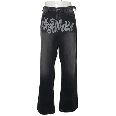 Jeans (Black, White) from Vicinity Cotton