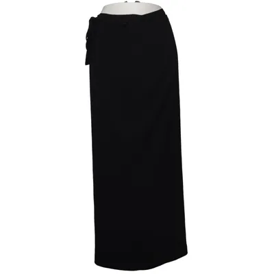 Wikkelrok (Zwart) van Silkwear Zijde, Wol