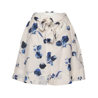 Skirt (Beige, Blue, Multicolored) from Club Monaco Cotton, Polyester, Silk