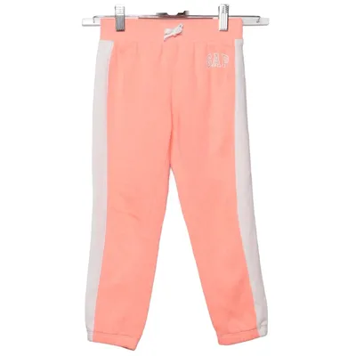 Sweatpants (Pink, White) from Gap Kids Cotton, Recycled polyester
