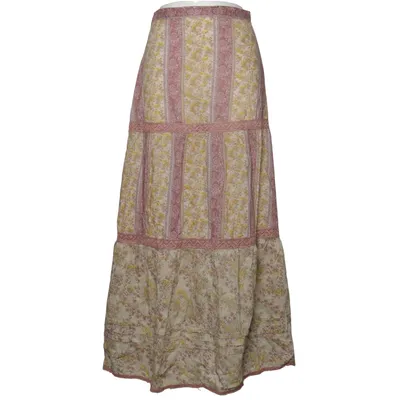 Maxi skirt (Purple, Yellow) from Boysen's Cotton