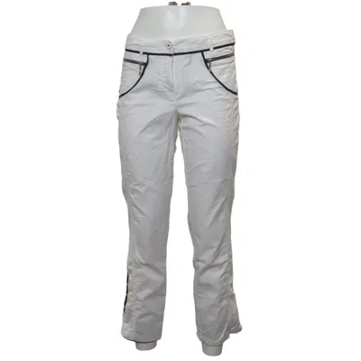 Pants (White, Black) from Biba Cotton, Elastane