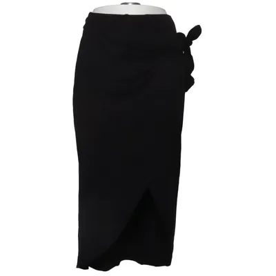 Wrap skirt (Black) from Reformation Elastane, Tencel