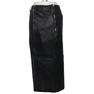 Läderkjol (Svart) från Zara Leather Collection Skinn