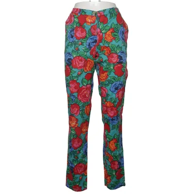 Pants (Turquoise, Multicolored) from Blutsgeschwister Cotton, Elastane