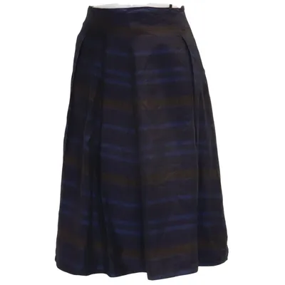 Jupe (Bleu, Gris, Marron) de Alpha Studio Cupro