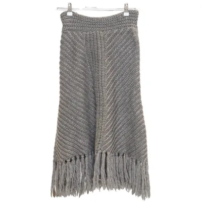 Poncho (Gris) de Barts Acrylique, Laine