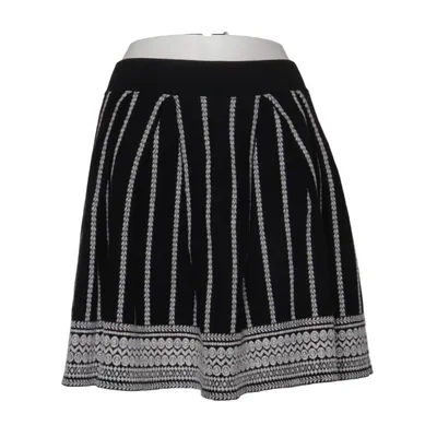 Skirt (Black, White) from Maje Cotton, Elastane, Polyamide, Viscose