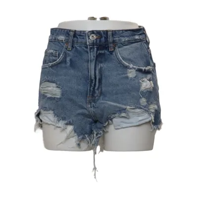Denim shorts (Blue) from Bershka Denim Cotton