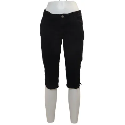 Pantacourt (Noir) de Denim 1982 Coton, Élasthane