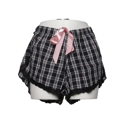 Pajama shorts (Black, White) from Happy Holly Cotton