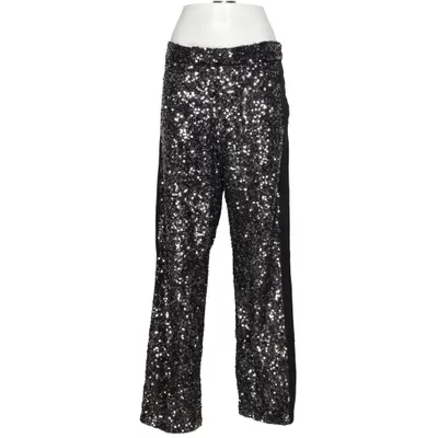 Broek (Zwart, Zilver) van Zara Polyester