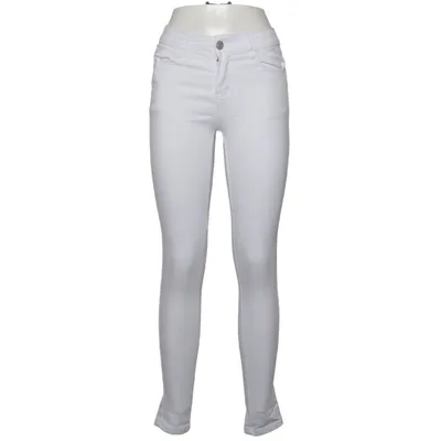 Jeans (Hvid) fra Miss RJ Bomuld, Elastan, Polyester